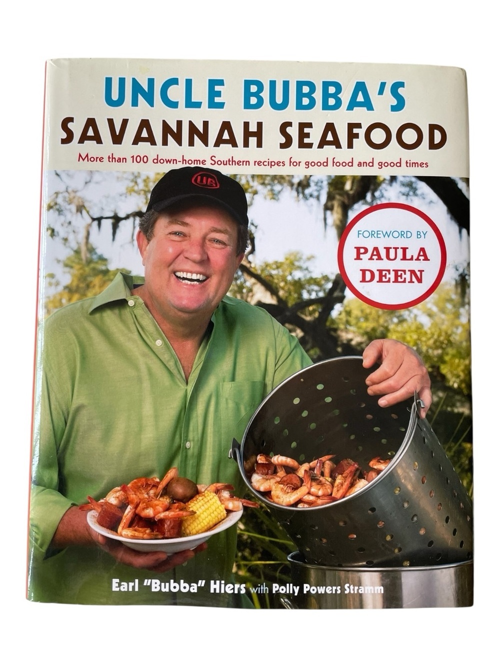 Autographed “Uncle Bubba's Savannah Seafood” Cookbook by Earl Hiers HBDJ First